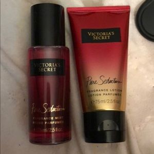 Pure Seduction lotion and fragrance mist
